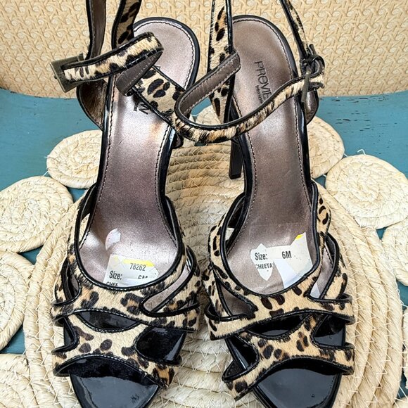 Preview International Leopard Print Platform Heels – Size - Women's 6 - Picture 6 of 6
